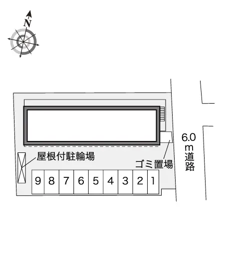 ★手数料０円★東村山市廻田町　月極駐車場（LP）